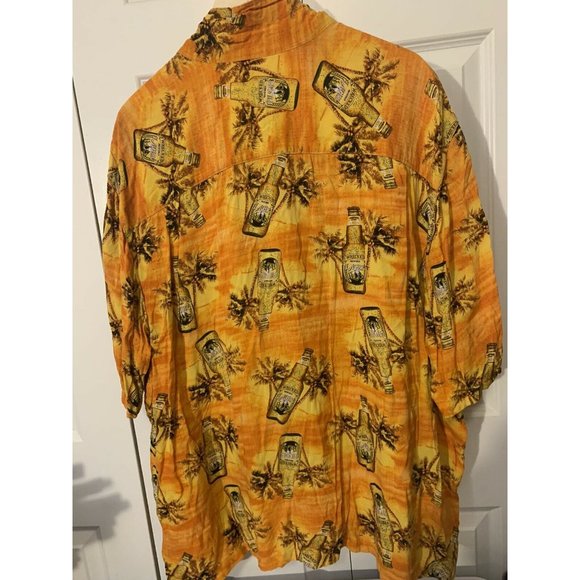 Wrecked Premium‎ Lager Print Men’s Sz 3XL George Hawaiian Shirt - Picture 7 of 7